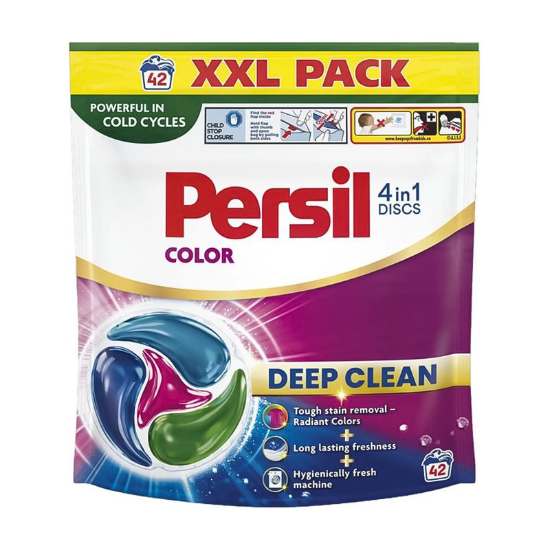 Диски для прання Persil Color 4 in 1, 42 цикли прання, 42 шт